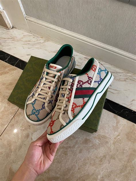 gucci rose shoes replica|knock off gucci tennis shoes.